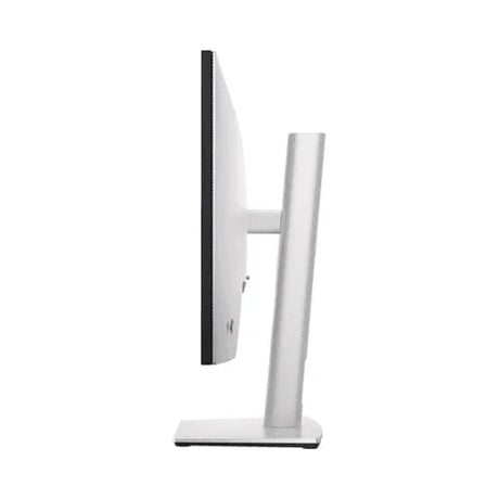 A slim refurbished Dell UltraSharp U2422H, a 24" IPS 1920x1080 monitor, is seen from the side with a white back and stand against a plain white background.