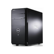 A refurbished black Dell Vostro 460 Tower desktop with Intel Core i7-2600 3.4GHz, 4GB RAM, and 1TB HDD, featuring two front drive bays and Dell logos on front/side, shown against a white background. No OS included.