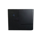 A black desktop computer case viewed from the side with ventilation grills and a power button, against a white background. This GIGABYTE Gigabyte H110M SFF features an Intel i3-6100 3.7GHz CPU, 8GB RAM, and 120GB SSD running Windows 10 Pro.
