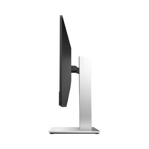 The HP E24mv G4 IPS 23.8 monitor by HP features a slim, minimalist black screen (stand not included), ideal for video conferencing setups with 1920x1080 resolution, 5ms response time, and VGA/HDMI/DP/USB connectivity.