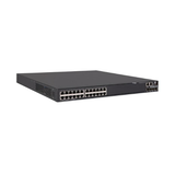The HP HPE FlexNetwork 5510 24G 4SFP+ HI 1-Slot Switch JH145A is a black, rack-mountable Layer 3 switch with 24 Ethernet ports and 4 SFP+ uplinks, ideal for data centers. Available as Certified Refurbished.
