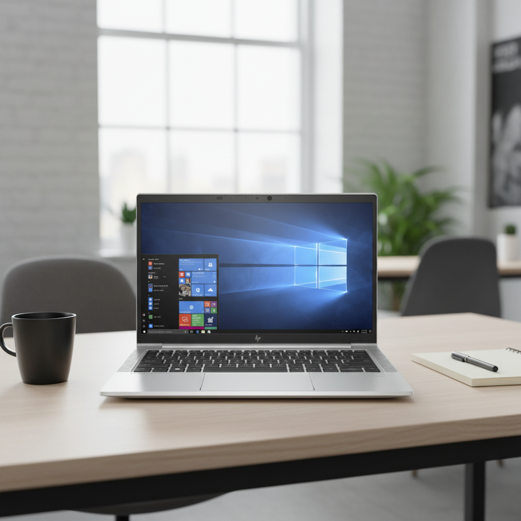 An HP EliteBook 830 G7 i7 10610U laptop (13.3