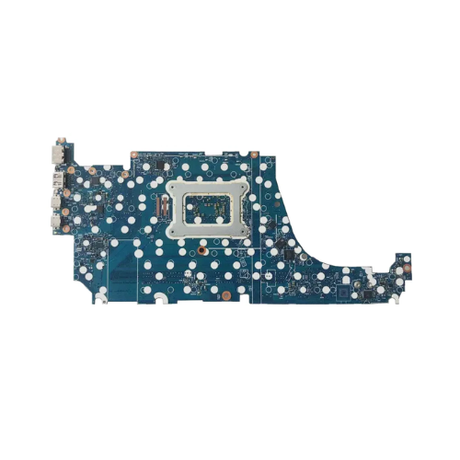 An HP EliteBook 840 G9 laptop motherboard (i7-1255U, N22217-001/N22217-601) by HP is displayed on a white background—an ideal, reliable replacement component for your laptop.