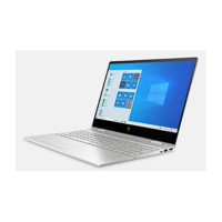 An HP Envy x360 15" (i5-10210U, 16GB RAM, 256GB SSD) convertible laptop is open on a white background, showing the Windows 11 Home screen.