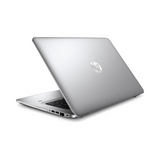 An HP ProBook 470 G4 i5 7200U laptop with 8GB RAM, 500GB SSD, and a 17.3 display is shown partially open, highlighting its keyboard and ports, with the HP logo visible on the lid against a plain white background.