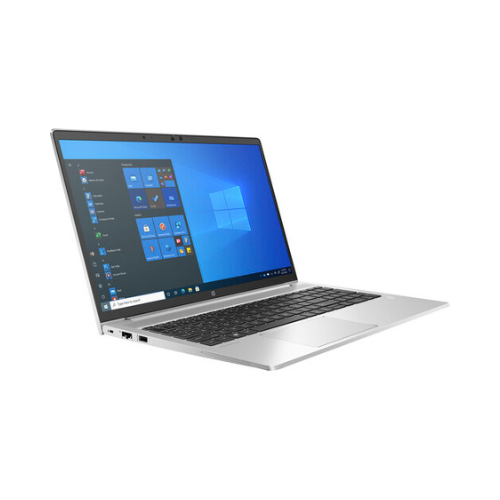 A certified refurbished HP ProBook 650 G7 with a black keyboard is open, showing Windows 11 Pro on its 15.6 screen. Powered by an Intel Core i7-1165G7 processor, 16GB RAM, and 512GB storage, it sits against a plain white background.