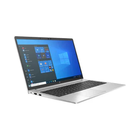 A certified refurbished HP ProBook 650 G7 with a black keyboard is open, showing Windows 11 Pro on its 15.6 screen. Powered by an Intel Core i7-1165G7 processor, 16GB RAM, and 512GB storage, it sits against a plain white background.