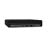 The HP ProDesk 400 G6 Mini, shown from the front, has multiple USB ports, an audio jack, and a power button. Powered by an Intel Core i5-10500T processor with 8GB RAM and 256GB SSD. Comes with Windows 11 Pro and 1-year warranty.