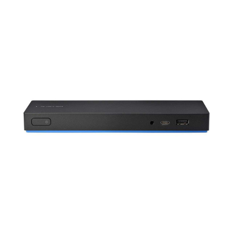 The HP USB-C Dock G4 L13899-001 90W, featuring HDMI, 2xDP, Gigabit Ethernet, and various front ports, enhances enterprise connectivity against a white background.