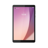 A certified refurbished Lenovo Tab M8 (4th Gen) TB-300FU features an 8" display with thin bezels, front camera, and MediaTek Helio A22 processor. It has 3GB RAM, 32GB storage, and runs Android. Brand: Lenovo.