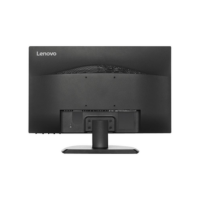 Rear view of a refurbished Lenovo ThinkVision E2224 21.5" monitor with the Lenovo logo in the top left corner and a rectangular stand at the bottom center.