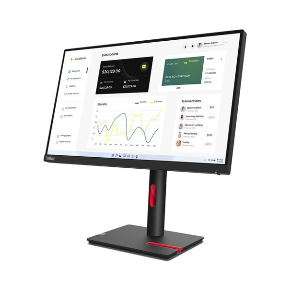 Lenovo ThinkVision T23i-30 IPS 23" 1920x1080 4ms 16:9 VGA HDMI DP | Wty