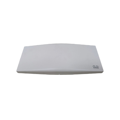 The Cisco Meraki MR46-HW AP is a rectangular, white Wi-Fi 6 wireless access point with a slightly curved surface and a Cisco logo in the bottom right, shown on a plain white background.