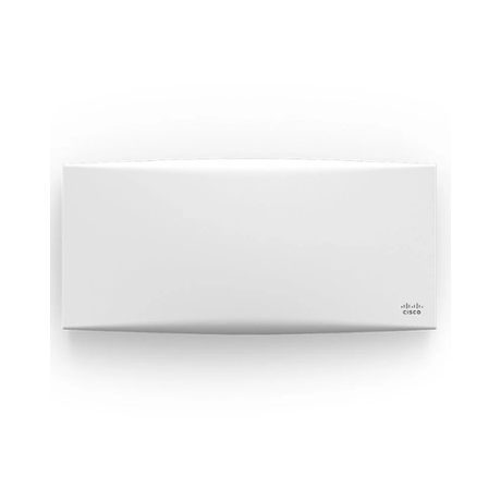 Rectangular white Cisco Meraki MR46-HW AP 4x4 Cloud Managed 2.5GbE PoE, viewed from above on a white background, with the Cisco logo in one corner. Certified Refurbished and Unclaimed, includes warranty.