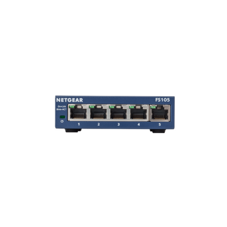 Netgear ProSafe FS105 5-Port Fast Ethernet 10/100 Unmanaged Switch | 3mth Wty