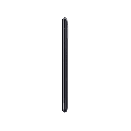 A refurbished Nokia 3.1 16GB Black Unlocked Smartphone (AU STOCK) is showcased from the side against a white background, emphasizing its slim profile and volume buttons.