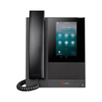 The Polycom CCX 400 is a certified refurbished 5" touchscreen IP phone in black with Android, PoE, and handset, designed for Microsoft Teams—perfect for modern business communication.