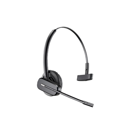 A brand new Plantronics CS540A Wireless DECT Headset (84693-03) is shown in black with a single ear cup, adjustable headband, and attached microphone—perfect for professional desk phone communication.