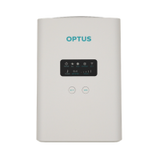 The Sagemcom F@ST 5366 4G LTE Router (Cat12, dual band WiFi up to 2200Mbps) is a white NBN gateway with a black display panel and two round buttons, offering reliable connectivity and 4G backup.