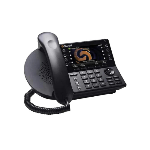 ShoreTel IP458G 8-line RJ45 IP PoE Telephone | Wty