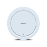 The Sophos AP 55C 802.11ac Dual Band Wireless Access Point is a certified refurbished device with indicator lights, featuring the Sophos brand at its center to ensure reliable enterprise wireless connectivity.