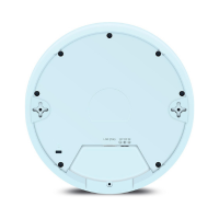 A light blue circular device, viewed from the bottom, with screw holes, a small port, and edge markings; its sleek surface indicates it is the Sophos AP 55C 802.11ac Dual Band Wireless Access Point by Sophos.