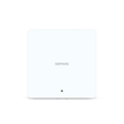 A black, square Sophos AP6 420 WiFi 6 Access Point (indoor, 2x2 MU-MIMO) with rounded corners. SOPHOS is centered on the front and a green indicator light near the bottom. Certified Refurbished for quality you can trust.