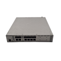 A refurbished Telco Systems T-Marc 340 TMC-340-AC network appliance in silver with six Gigabit Ethernet ports and one console port on the front panel, shown against a plain white background.