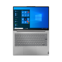 A silver Lenovo ThinkBook 13s G2 with a 13.3" WUXGA display and keyboard visible, shown running Windows 11 Pro. This refurbished laptop features an Intel Core i5-1135G7, 8GB RAM, and 256GB storage. 1-year warranty included.