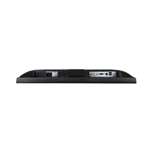 Rear view of a Viewsonic VG2428WM 24 1920x1080 business monitor (no stand) with power input, DVI, VGA, USB, and other ports visible against a white background.