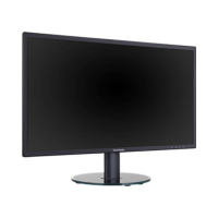 The ViewSonic VA2719-2K is a certified refurbished 27" black flat-screen monitor with a SuperClear IPS panel, thin bezel, and 2560x1440 resolution. Shown without a stand against a white background.