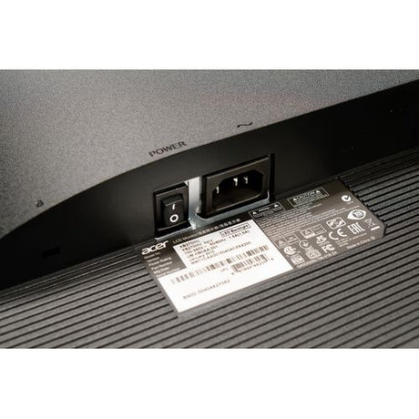 Acer CB270HU 27in QHD Refurbished Monitor - Rear View