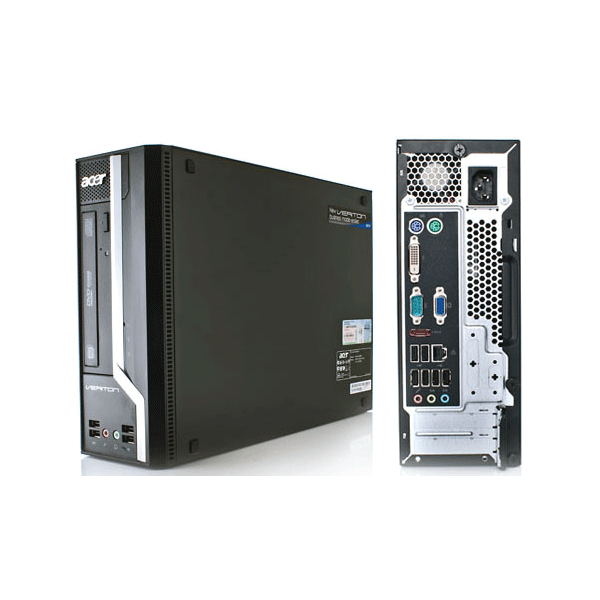 Acer X480G Mini Tower E7500 2.93GHz 4GB 160GB DW W7P Computer