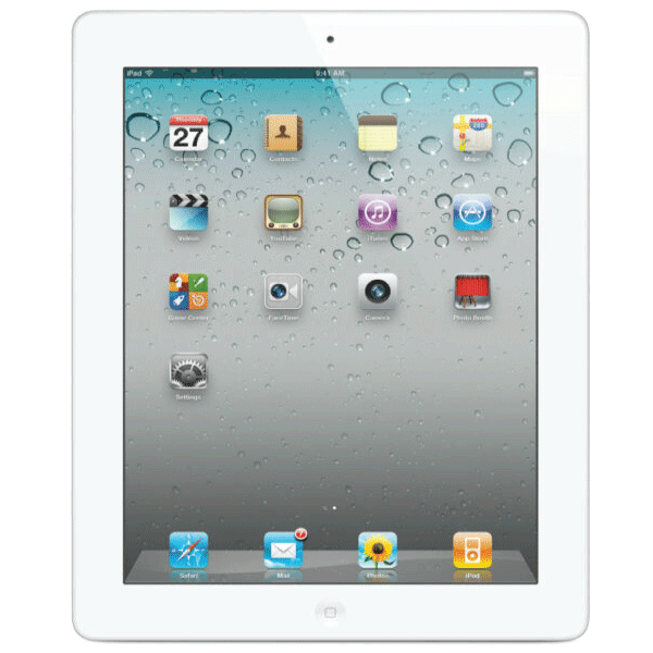 Apple iPad 2 a2396 32GB WIFI + Cellular White 9.7
