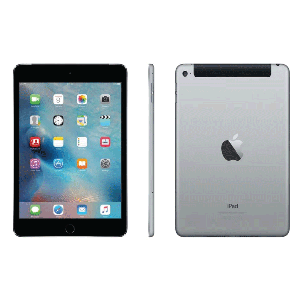 Refurbished - Apple iPad Mini 4th Gen 64GB WIFI + Cell Space Grey AU STOCK | 6mth Wty - Reboot IT