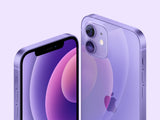 Apple iPhone 12 Purple — rear view showing colour and dual camera system