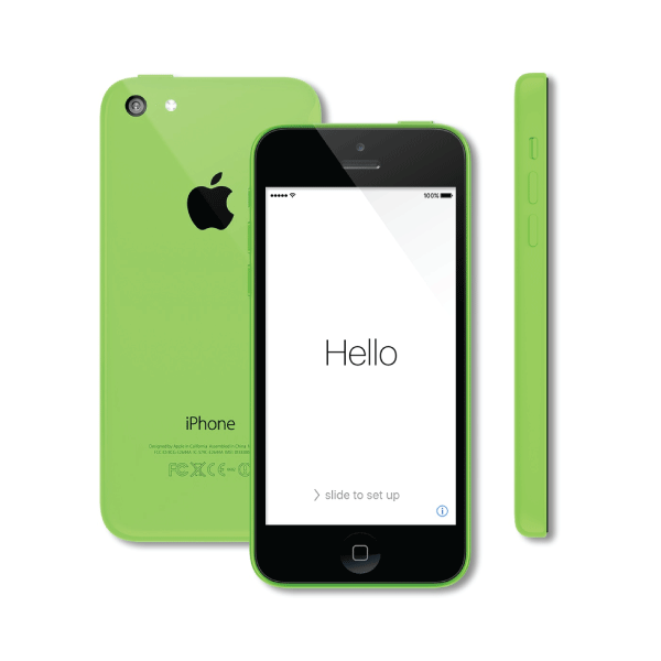 Apple LG587 au iPhone5c グリーン 16GB 判定〇 iPhone 5c - 16GB