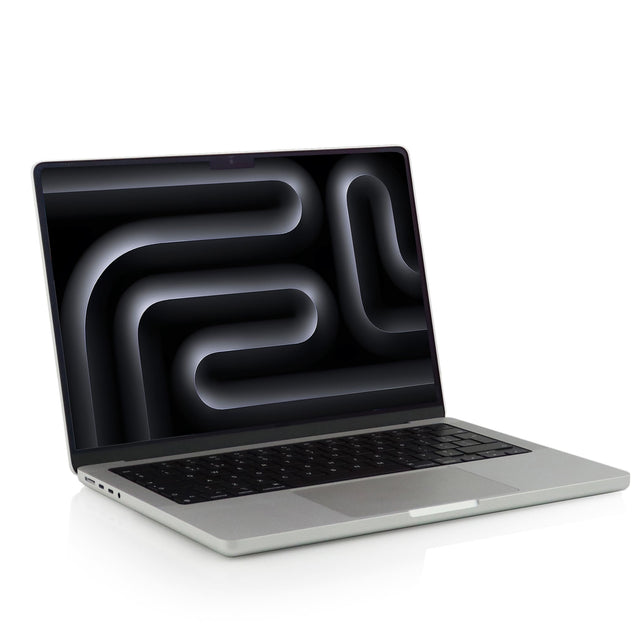 Apple MacBook Pro 14" 2024 M4 Pro 12-Core 24GB 512GB Space Black Refurbished Laptop - Angled View