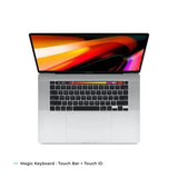 Apple MacBook Pro 16-inch 2019 Magic Keyboard with Touch Bar and Touch ID close-up
