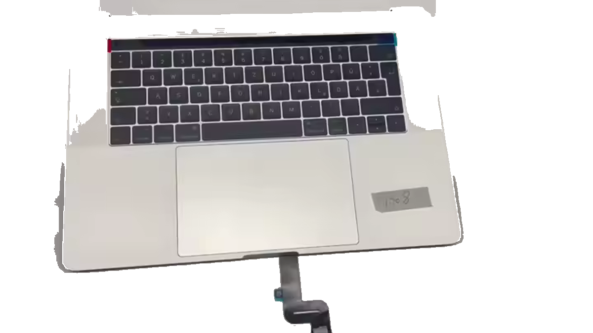 Apple MacBook Pro 16 2021 A2485 Top Case Palmrest Keyboard Space Grey - Product View