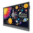 BenQ RP6501K 65in 4K Interactive Flat Panel Refurbished Display - Angled View