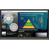 BenQ RP6501K 65in 4K Interactive Flat Panel Refurbished Display - Front View