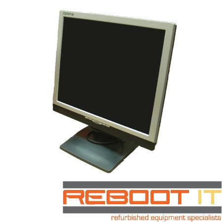 Black Optima 17" LCD Monitor with built in speakers