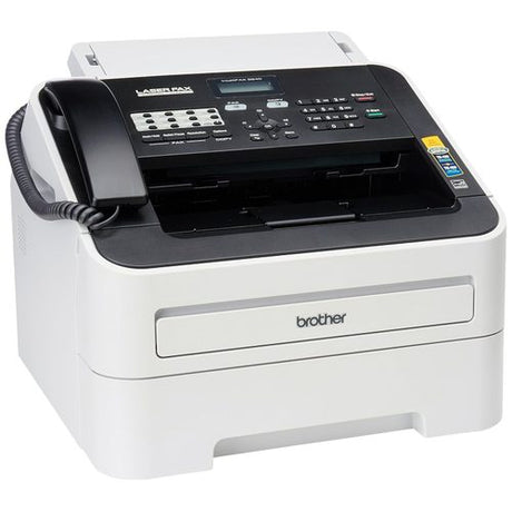 Brother FAX-2840 Mono Laser Fax Machine - Angled View