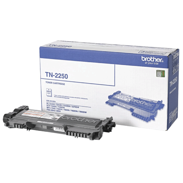 Brother TN-2250 Toner Cartridge Black | Genuine & Brand New