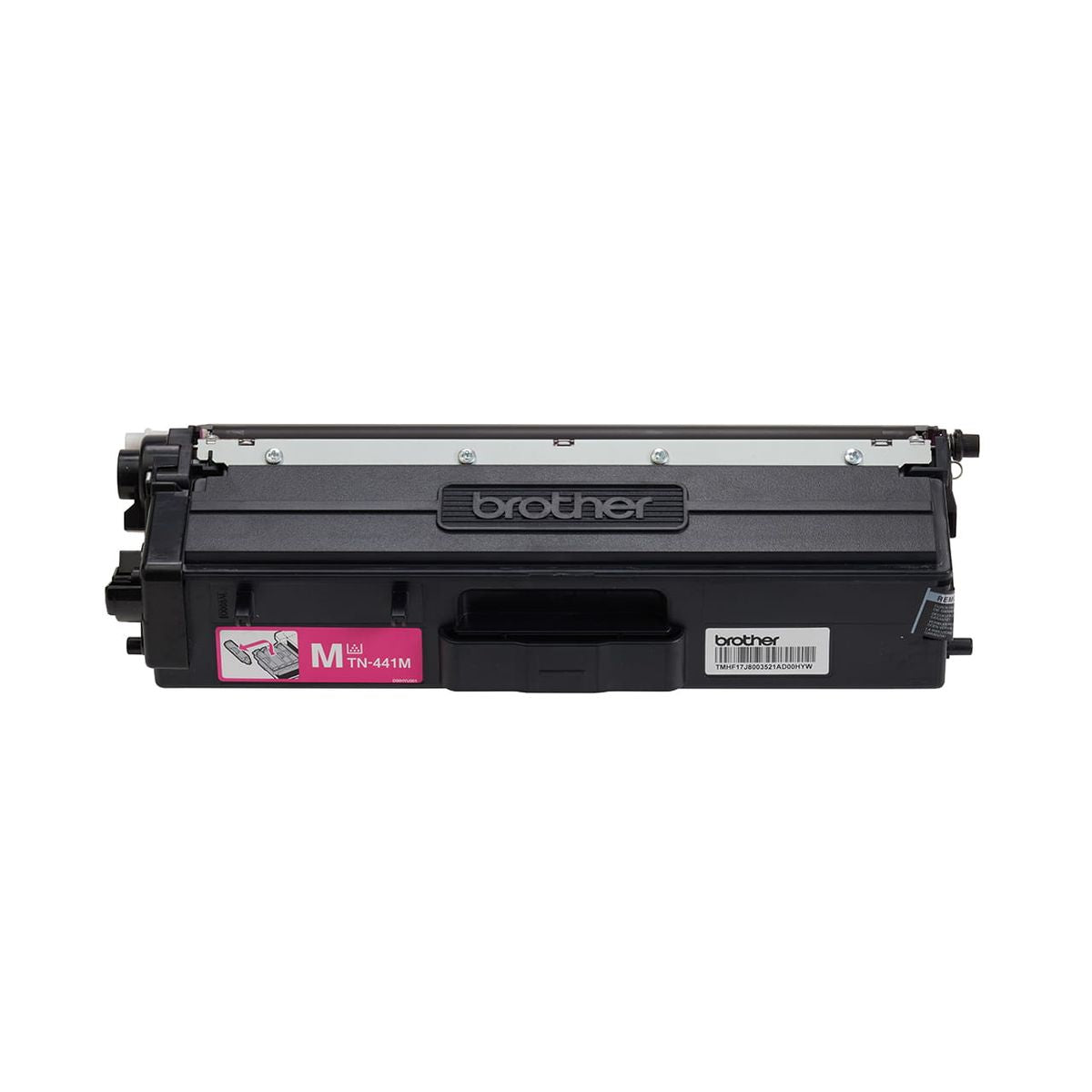 Brother TN-441M Magenta Standard Yield Genuine Toner Cartridge 1,800 Pages - Cartridge Front View