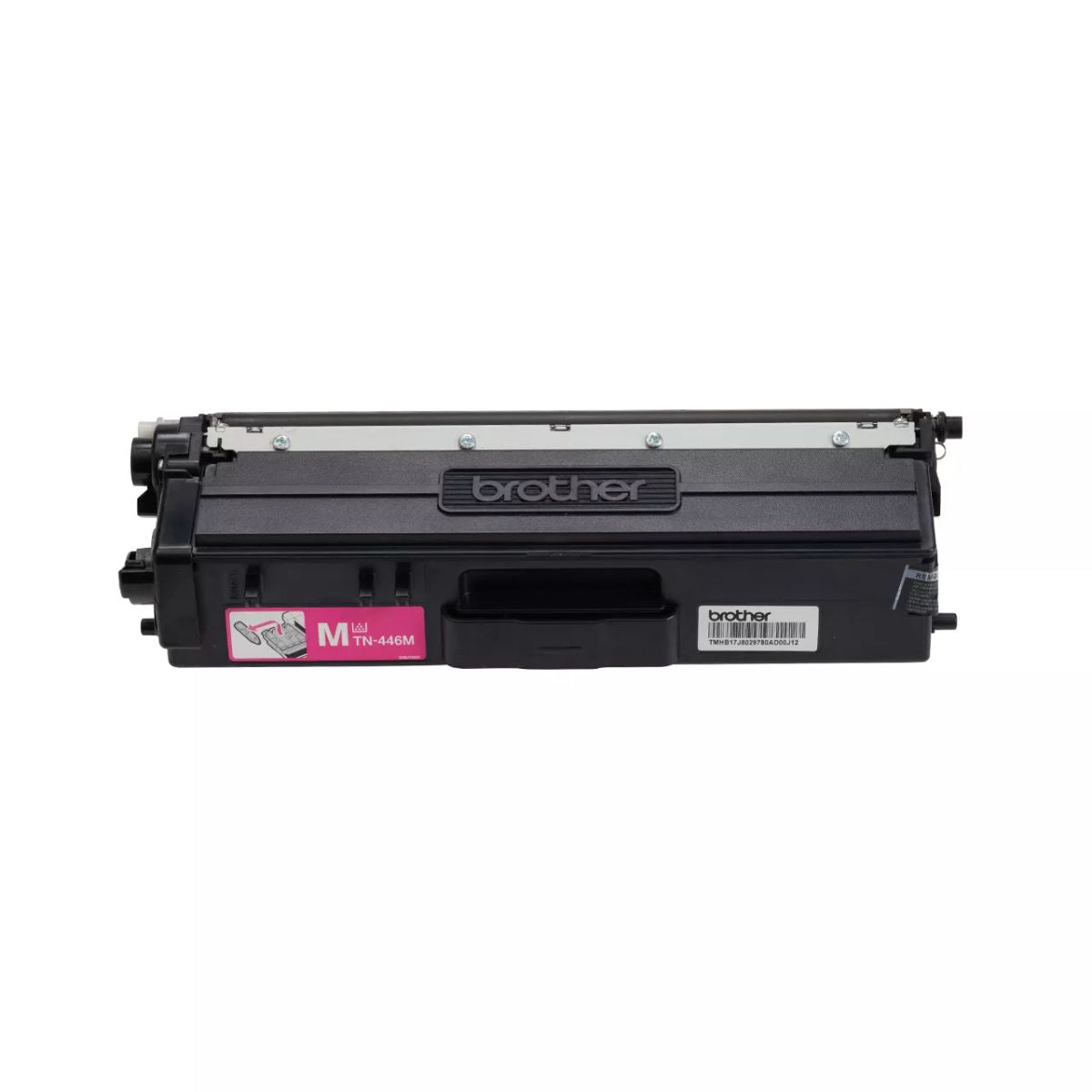Brother TN-446M Magenta Super High Yield Genuine Toner Cartridge 6,500 Pages - Cartridge Front View