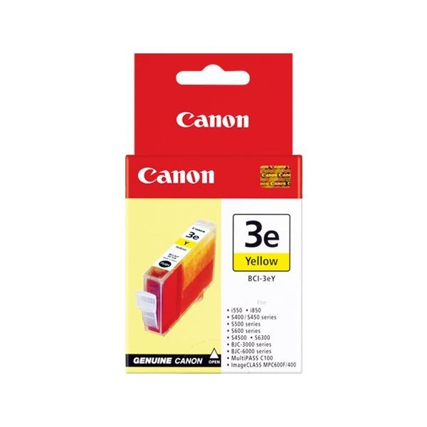 Canon BCI-3eY Yellow Ink Cartridge | Genuine & New