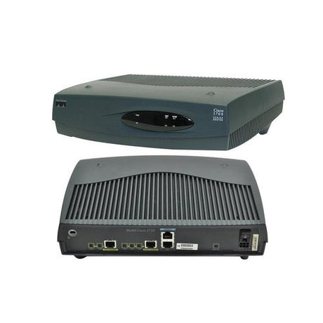 Cisco 1712 VPN Firewall Router Refurbished - Angled View