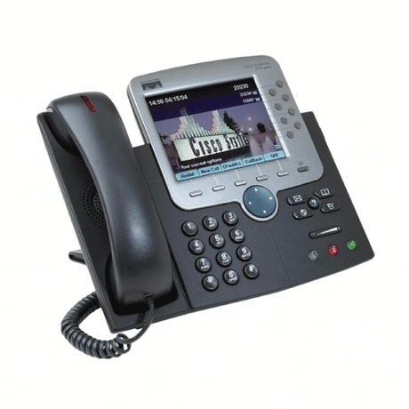 Cisco 7975G Unified Phone IP Gigabit Phone & Stand | NO POWER ADAPTER 3mth Wty